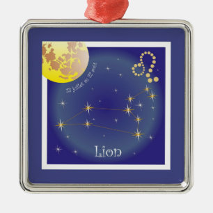 Lion 23 juillet au 22 août Ornament Aus Metall
