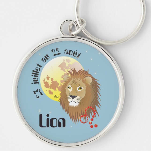 Lion 23 juillet au 22 août Porte-clés Schlüsselanhänger (Vorne)