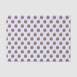 Lion 3 Jahre alt Blau Seidenpapier