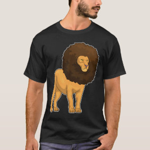 Lion Afro Hairs T-Shirt