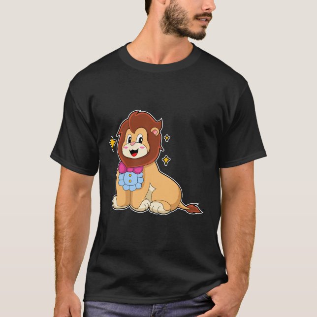 Lion als Gentleman mit Krawatte.PNG T-Shirt (Vorderseite)