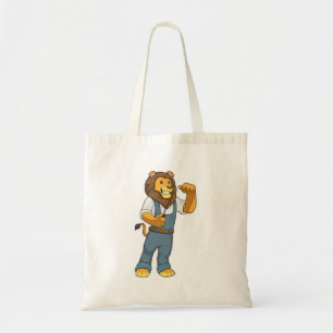Lion als Handyman Schraubenzieher Tragetasche