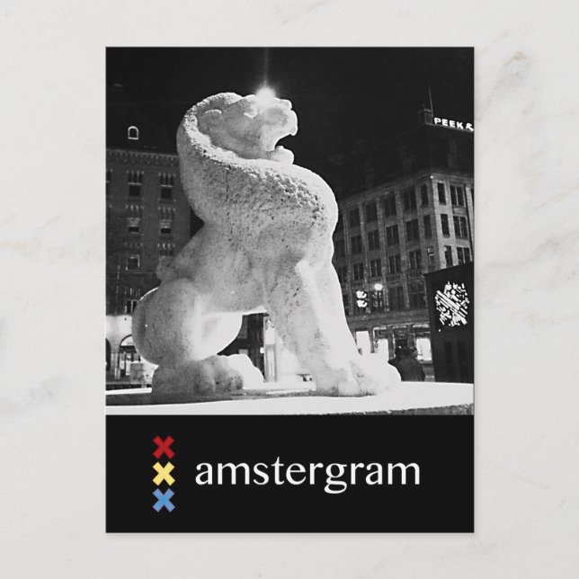 Lion Amsterdam gram Postkarte (Vorderseite)