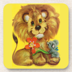 Lion and Mouse Getränkeuntersetzer