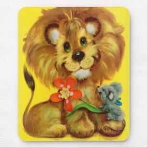 Lion and Mouse Mousepad