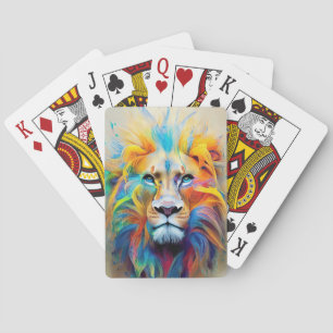 Lion Animal Discovery Adventure Nature Planet Spielkarten