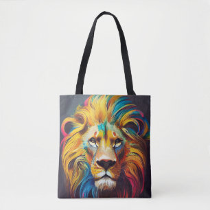 Lion Animal Discovery Adventure Nature Planet Tasche