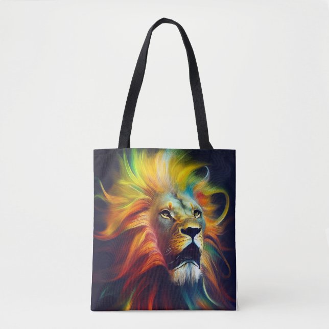Lion Animal Discovery Adventure Nature Planet Tasche (Vorderseite)