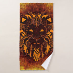 Lion animal sauvage abstrait