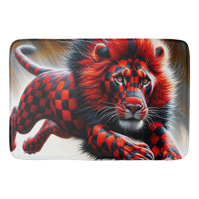 Lion Art Badematte (Vorderseite)