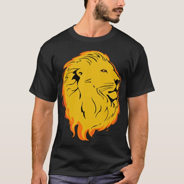 Lion Art Design T-Shirt (Vorderseite)