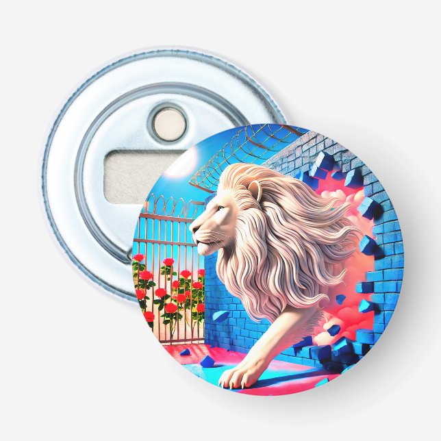 Lion Art Flaschenöffner (Vorderseite)