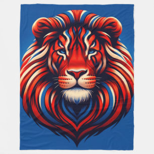 Lion Art Fleecedecke