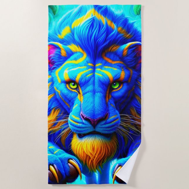 Lion Art Strandtuch (Vorderseite)