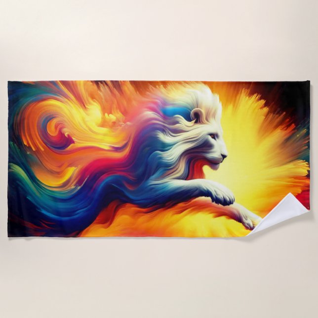 Lion Art Strandtuch (Vorderseite)
