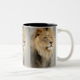 Lion Art Zweifarbige Tasse