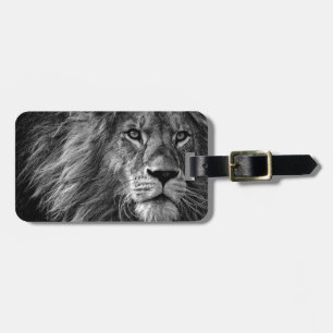 Lion Artwork Black & White Gepäckanhänger