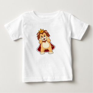 Lion as King mit Crown.PNG Baby T-shirt