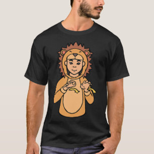 Lion ASL Hand Gesture Deaf Hörverlust Bewusstsein T-Shirt