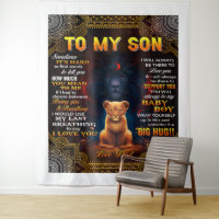 Lion auf meinen Sohn Manchmal ist es harter Vater