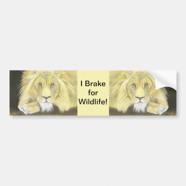 Lion Autoaufkleber (Vorne)