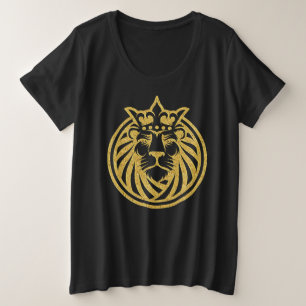 Lion Avec Couronne - Style Or 4