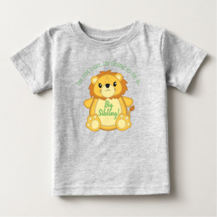 Lion Baby Shower Green Baby T-shirt