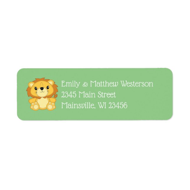 Lion Baby Shower Safari (Vorne)