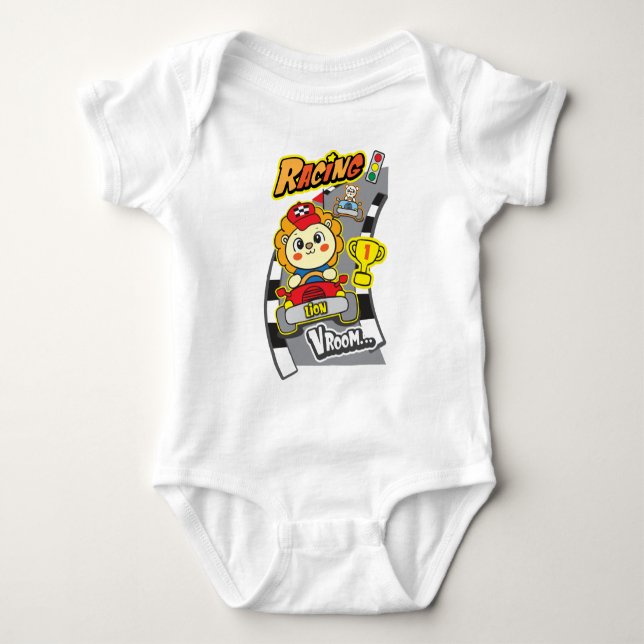 Lion Baby Strampler (Vorderseite)