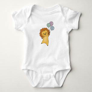 Lion Ballons vole vers le haut de mignons animaux
