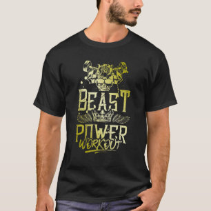 Lion Beast Workout Gym Fitness T-Shirt