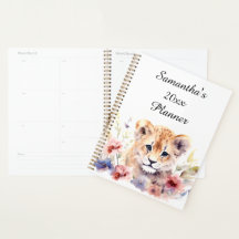 Lion bébé mignon planificateur personnalisé
