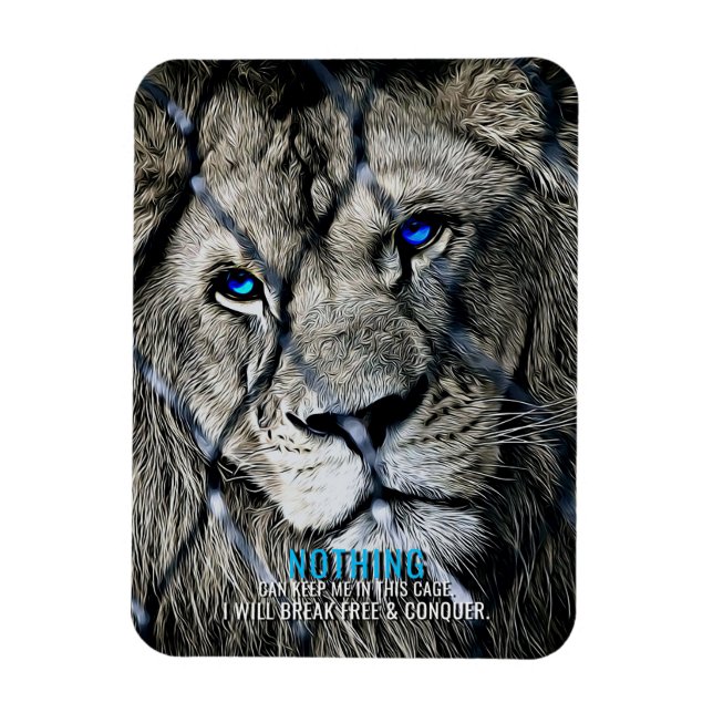 Lion Break Free Magnet (Vertikal)