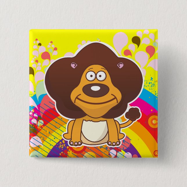Lion Button (Vorderseite)