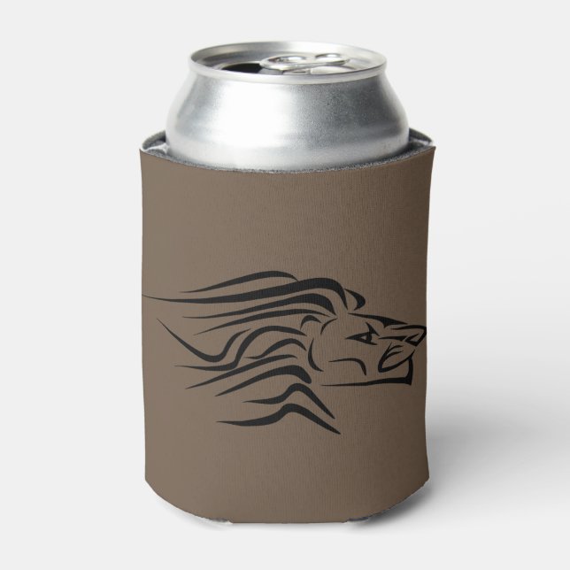 Lion Can Cooler - Wählen Sie Farben aus Dosenkühler (Kanne Vorderseite)