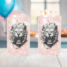 Lion Can Glass
