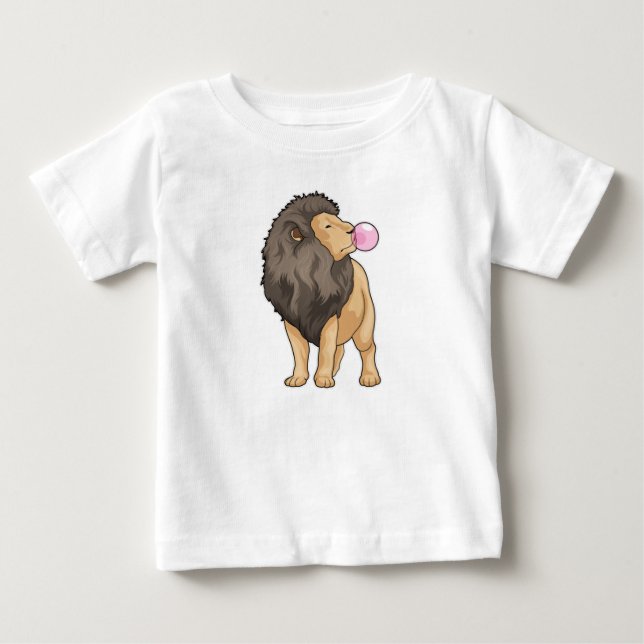 Lion Chewing gum Baby T-shirt (Vorderseite)