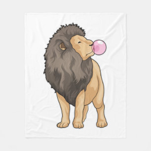 Lion Chewing gum Fleecedecke