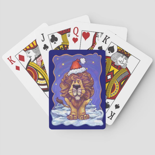Lion Christmas Spielkarten (Rückseite)