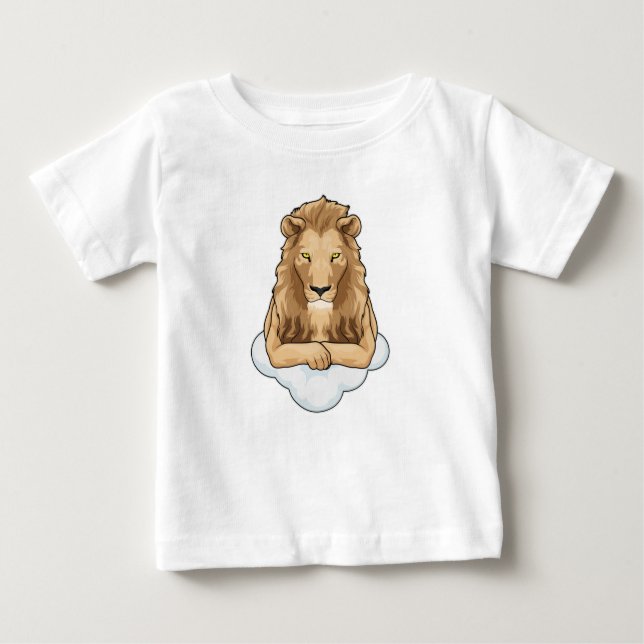Lion Clouds Baby T-shirt (Vorderseite)