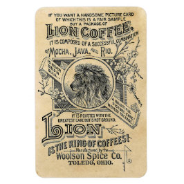 Lion Coffee Magnet