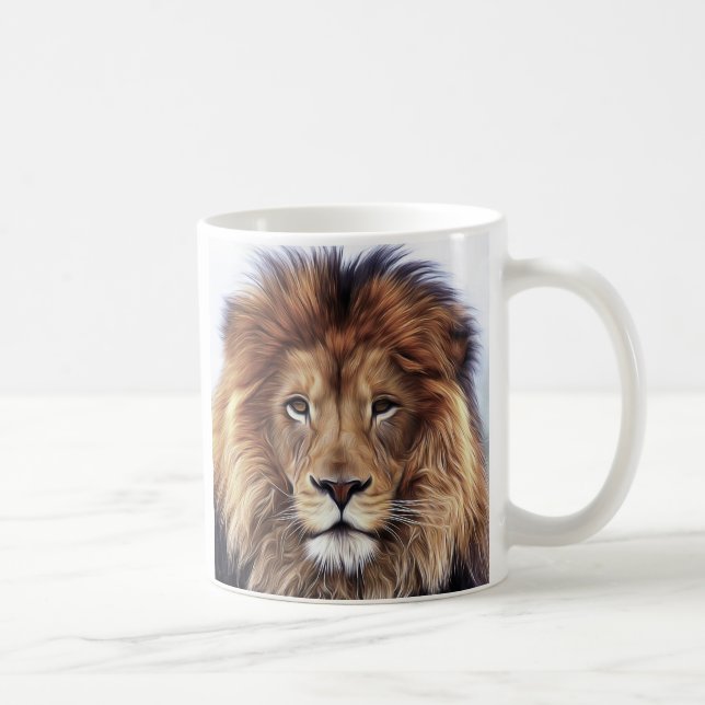 LION COFFEE MUG (Droite)
