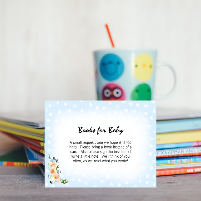 Lion Cub Blue Books for Baby Showgame Begleitkarte (Von Creator hochgeladen)