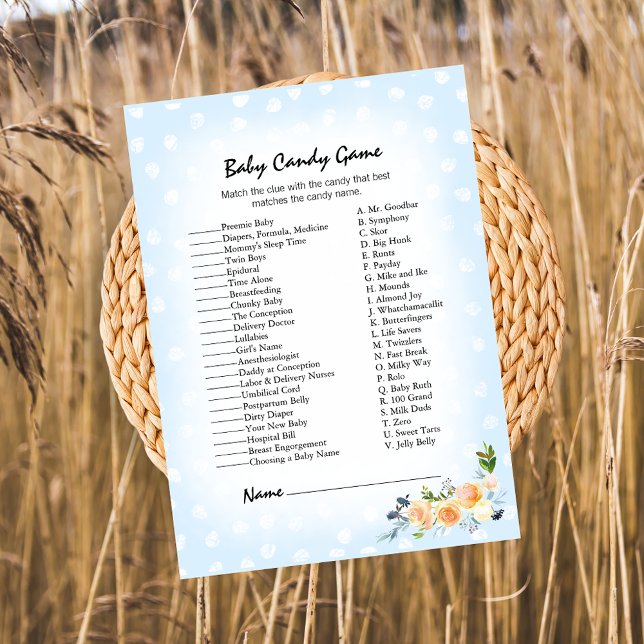 Lion Cub Floral Blue Baby Candy Showspiel Programm (Von Creator hochgeladen)