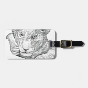 Lion Cub Gepäckanhänger