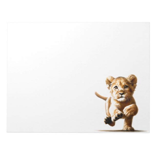 Lion Cub Notizblock (Vorderseite)