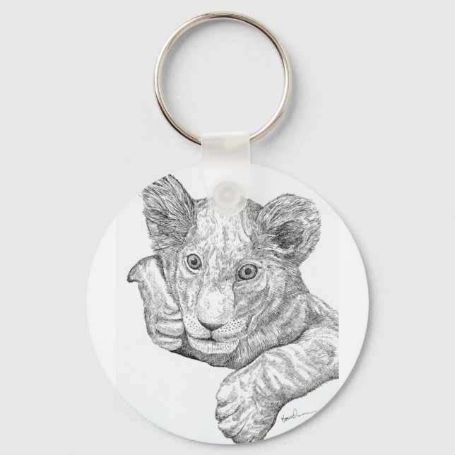 Lion Cub Schlüsselanhänger (Vorderseite)