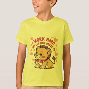 Lion Cub souriant - Joli T-shirt Lion Bébé