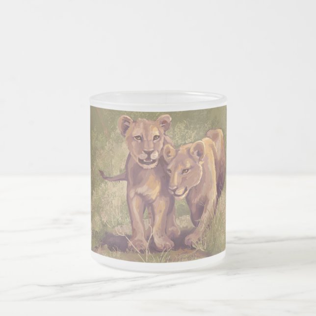Lion Cubs Mattglastasse (Mittel)