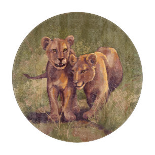 Lion Cubs Schneidebrett